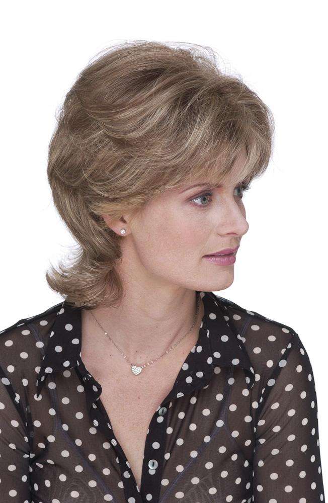 Style #703-S "Concetta" — A Layered Shag Soft Blow-Cut Wig