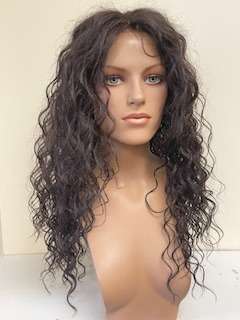 Wig Fashion with the highest realistic elements! Super Wavy made with our new special synthetic with human hair blend, wavy "S" curl, past mid-back, Style# 801